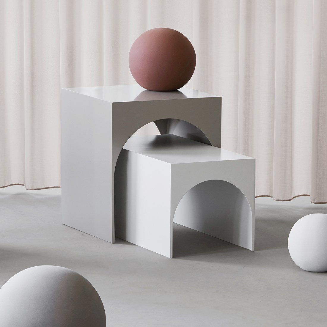Arch Table - Beige