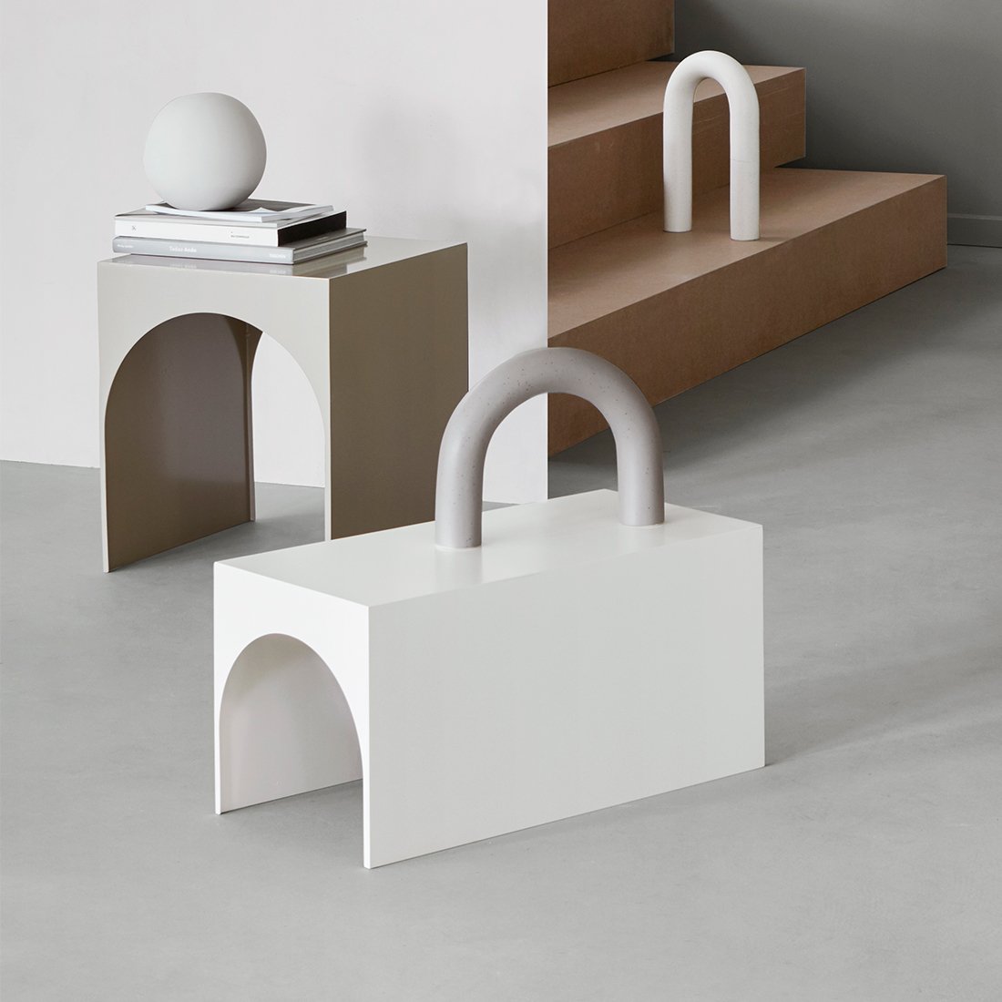 Arch Table - Beige