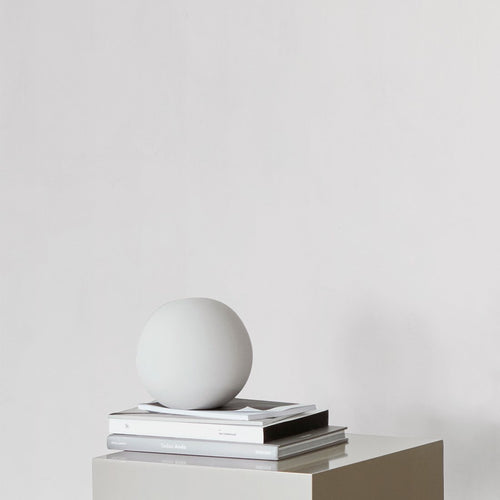 Globe Sculpture - Beige - Small