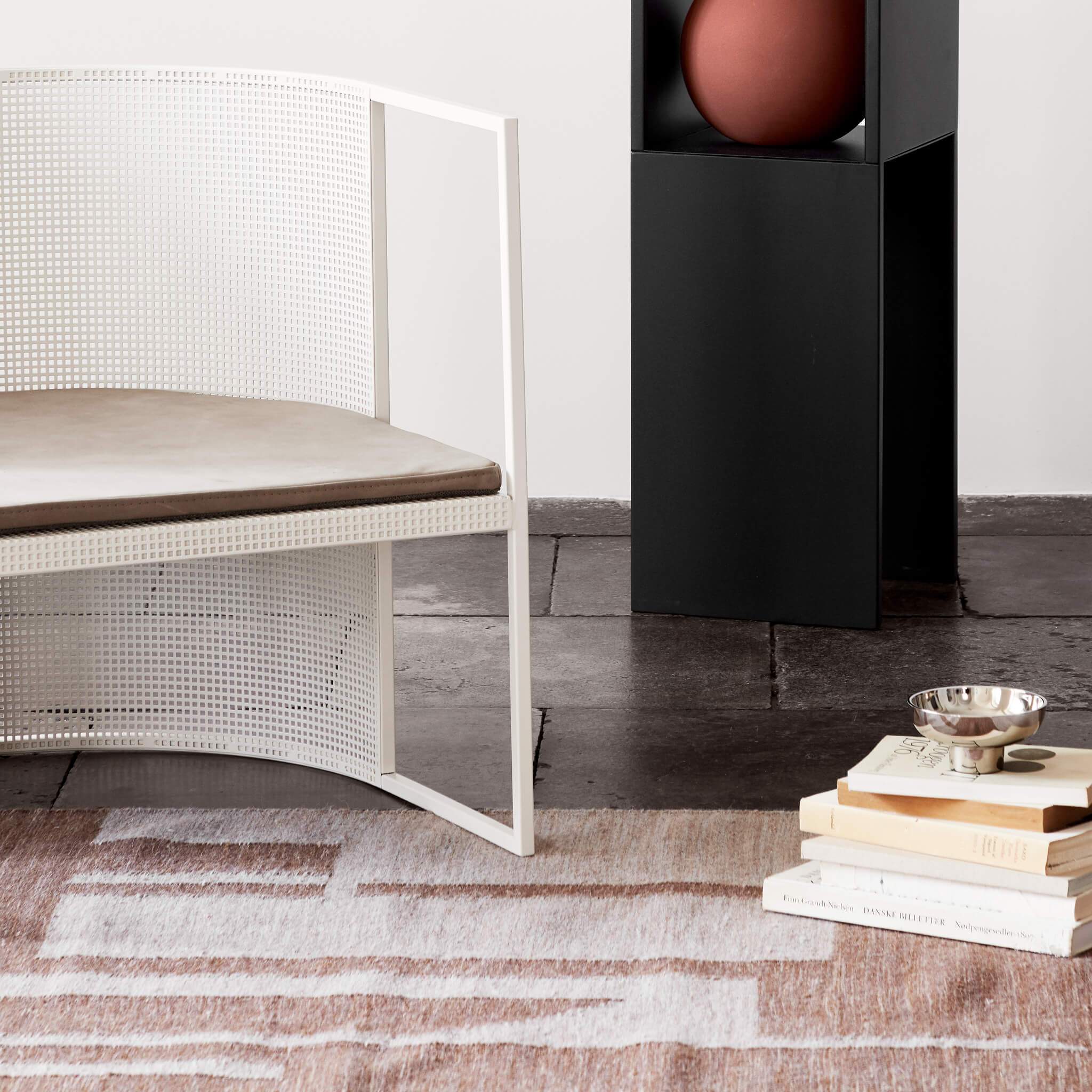 Contemporary Kelim Rug - 78 x 55" Brown