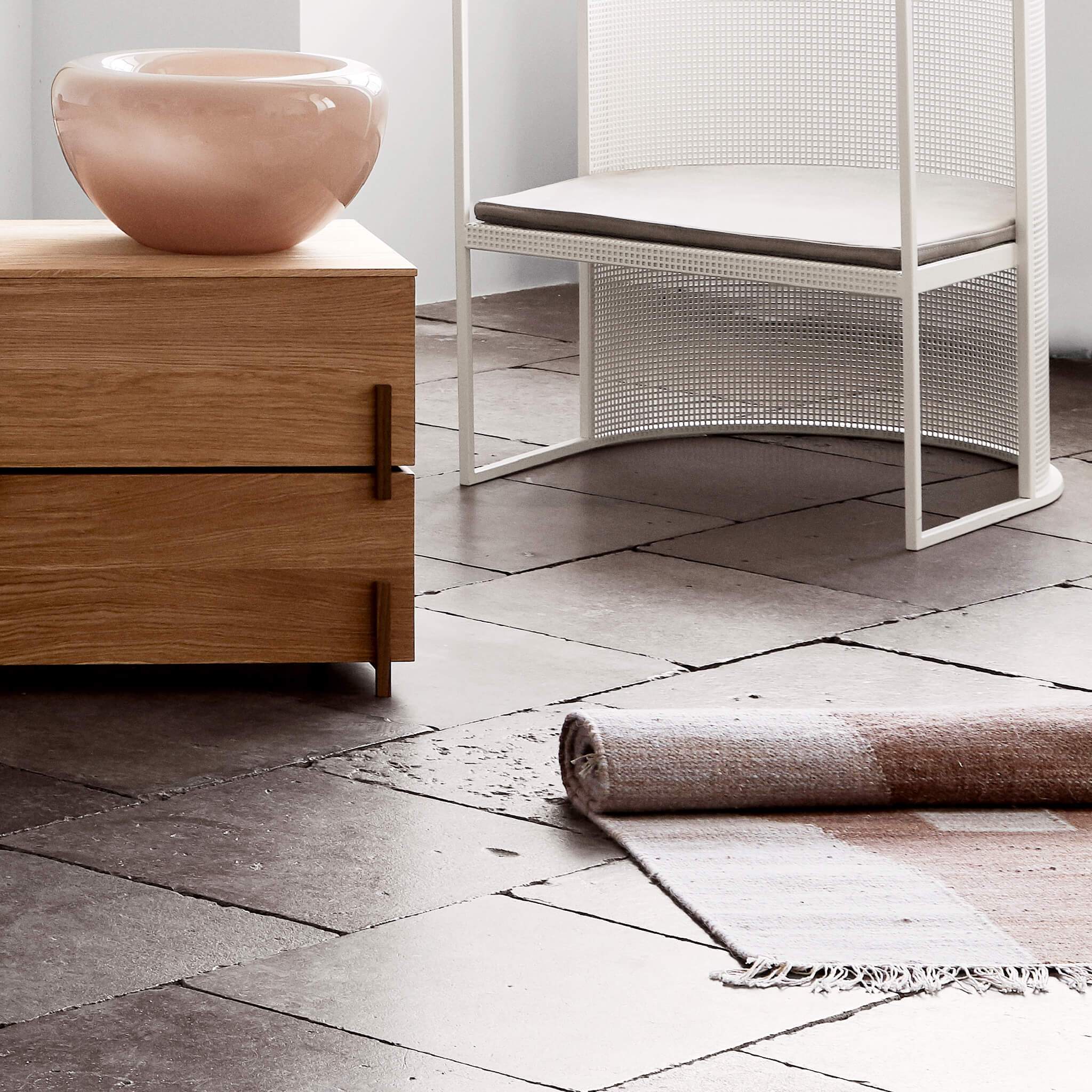 Contemporary Kelim Rug - 78 x 55" Brown