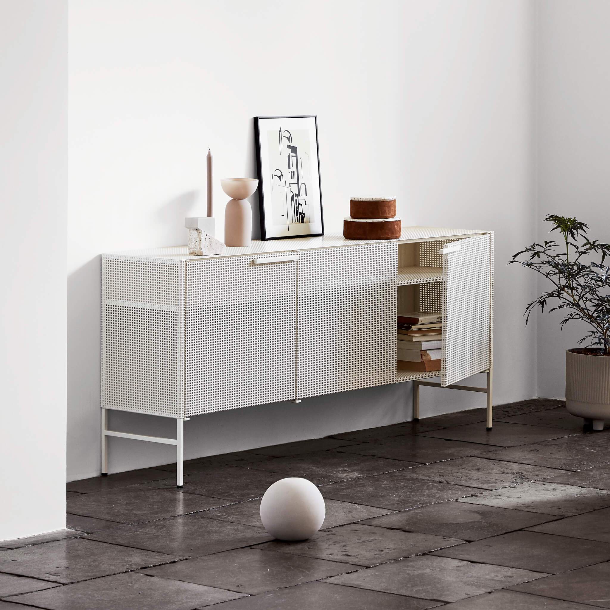 Grid Sideboard - Beige