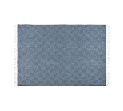 Silkeborg Uldspinderi La Paz 130x200 cm Throw 0726 Denim Blue