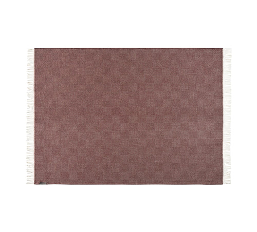 Silkeborg Uldspinderi La Paz 130x200 cm Throw Old Bordeaux 0640