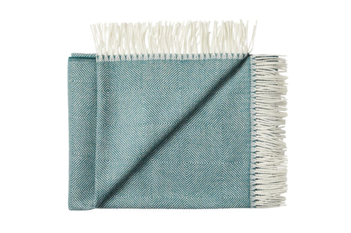 Silkeborg Uldspinderi La Paz Throw - Teal Green