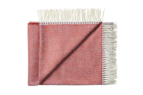 Silkeborg Uldspinderi La Paz Throw - Ruby