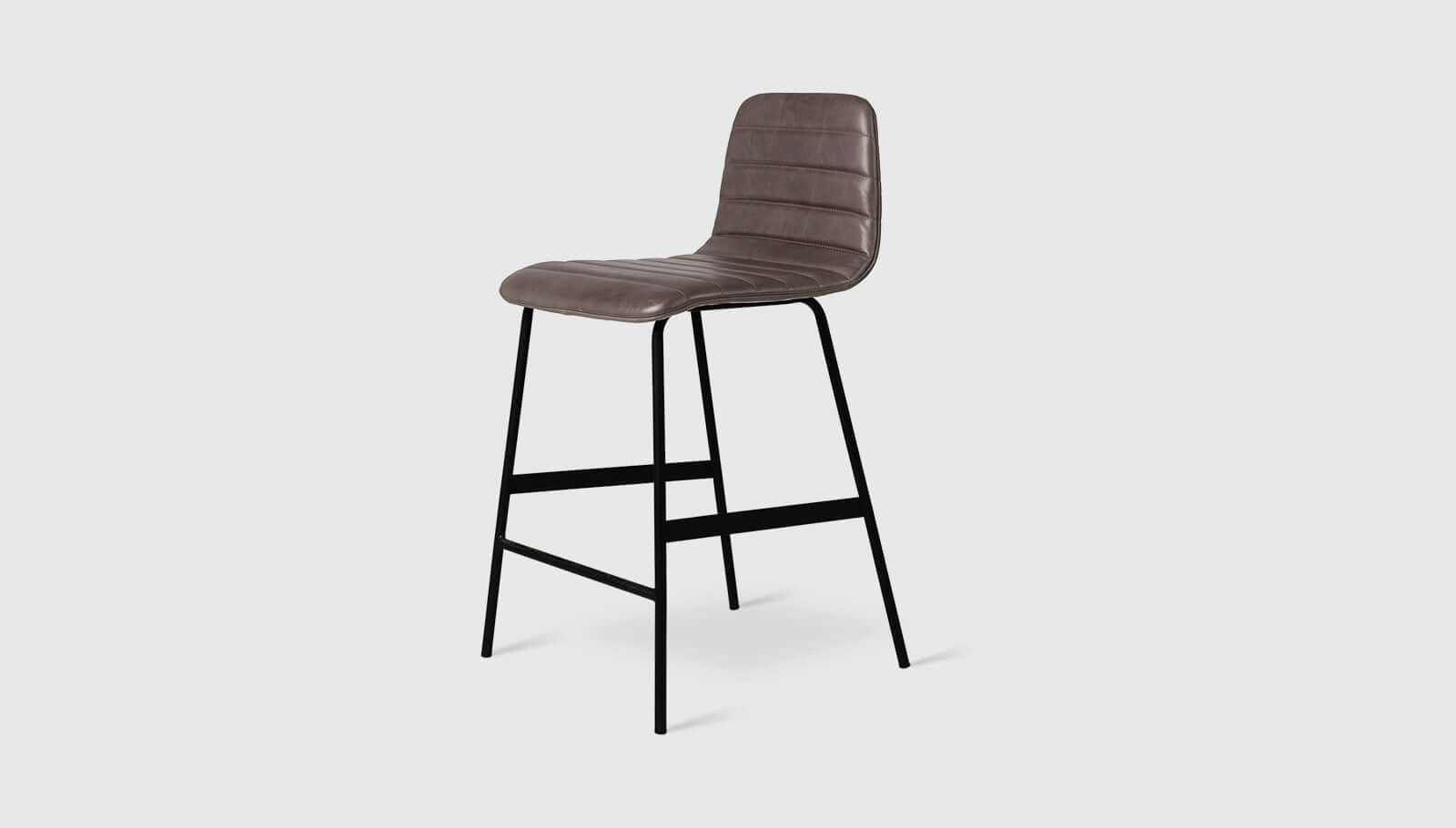 Saddle Grey Leather /