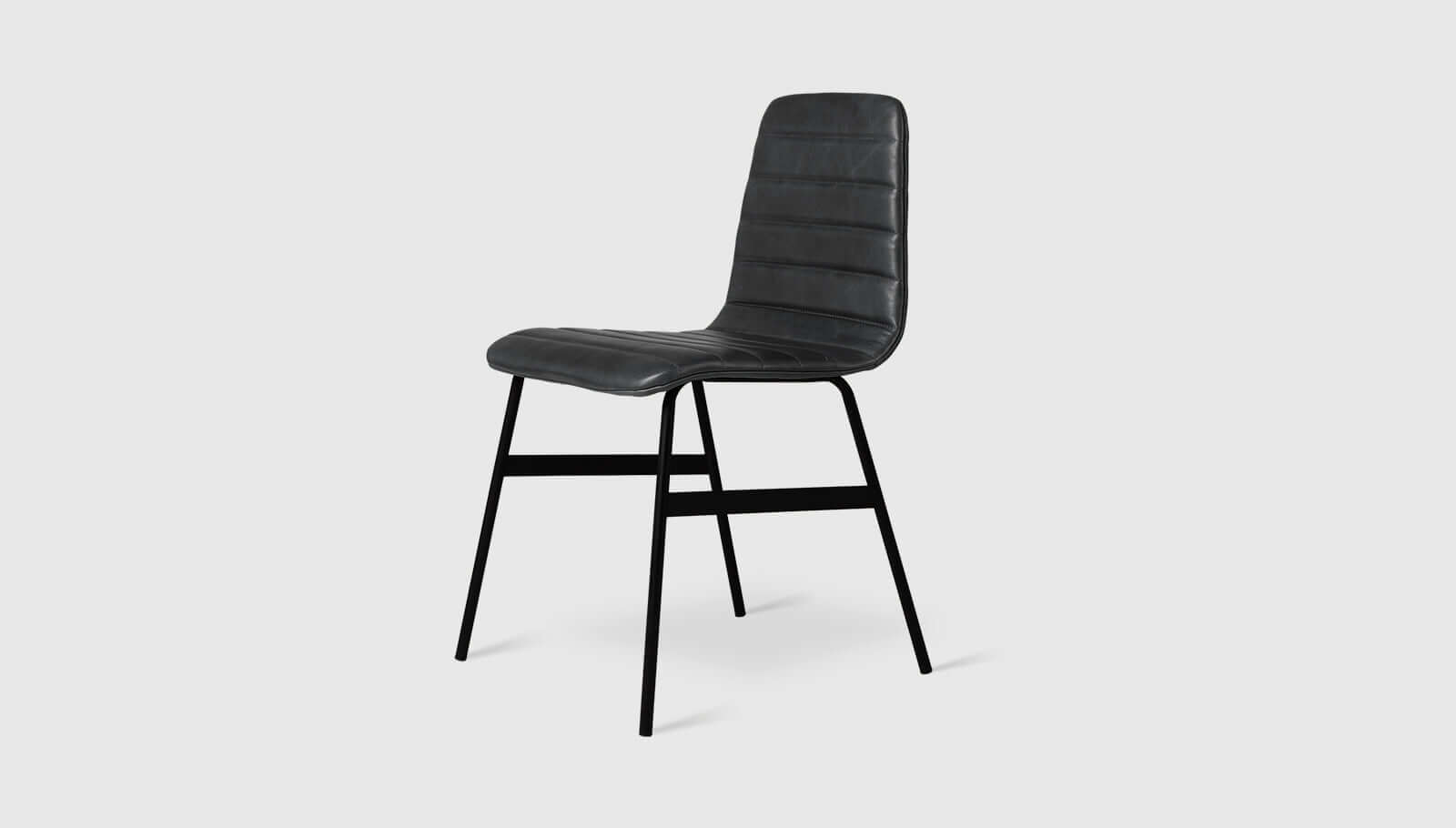 Saddle Black Leather /