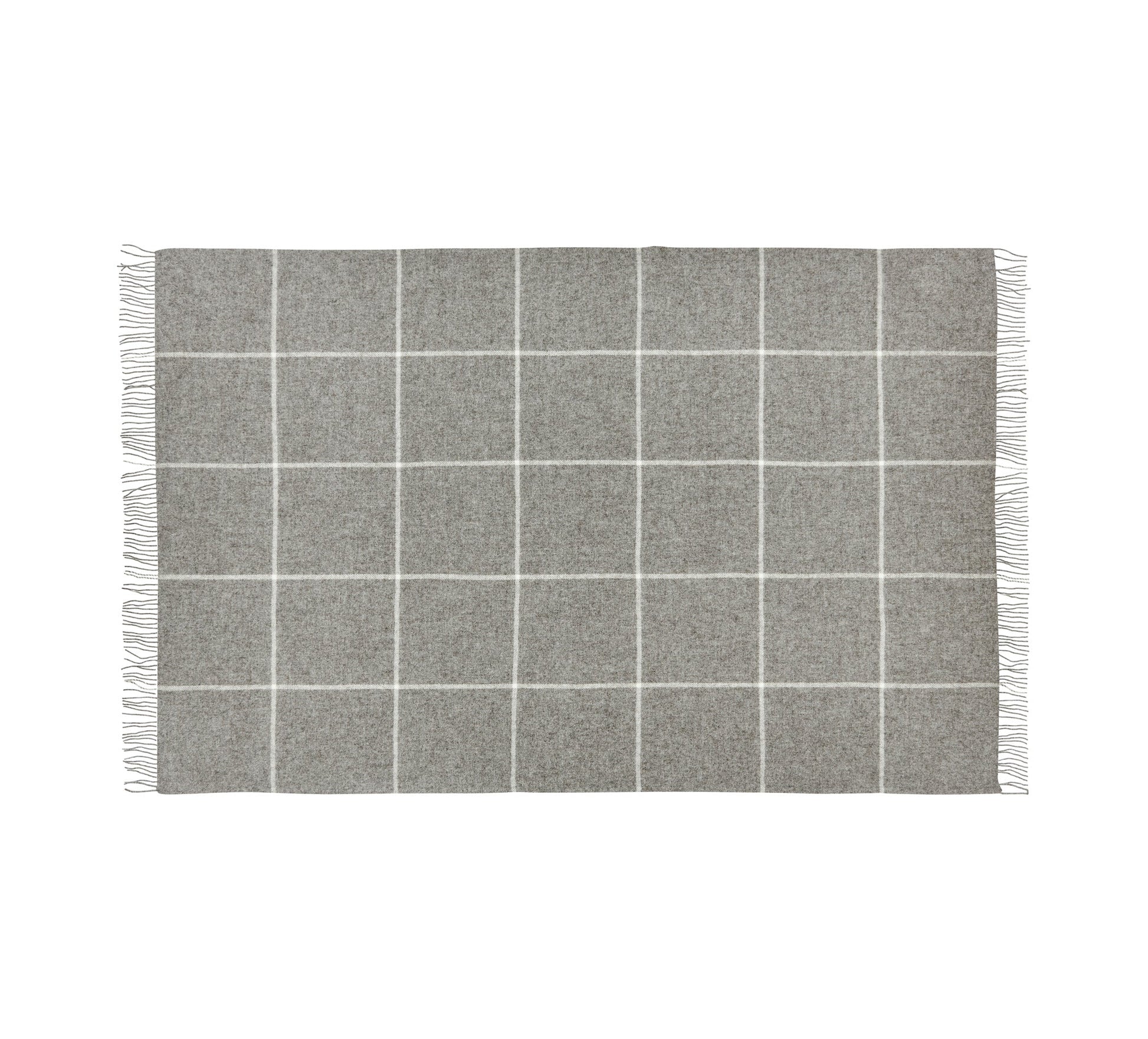 Silkeborg Uldspinderi Mandø 140x240 cm Throw Nordic Grey 0155