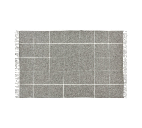 Silkeborg Uldspinderi Mandø 140x240 cm Throw Nordic Grey 0155