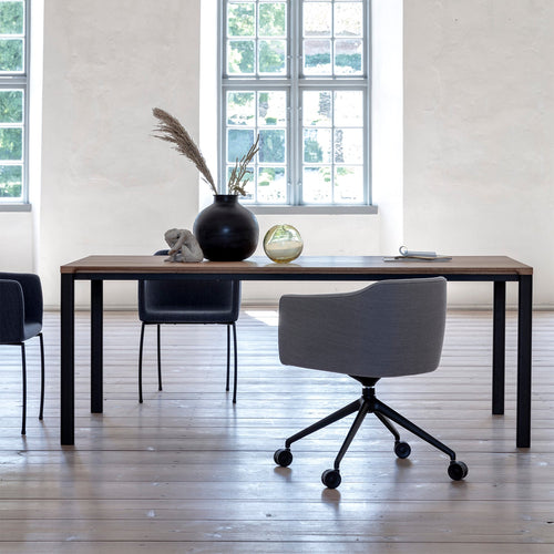 Bent Hansen Meet Table, Oak w/Oak Edges and Extension w/2 Leaves