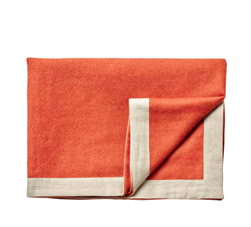 Silkeborg Uldspinderi Mendoza 130x180 cm Throw Pumpkin Orange 0707