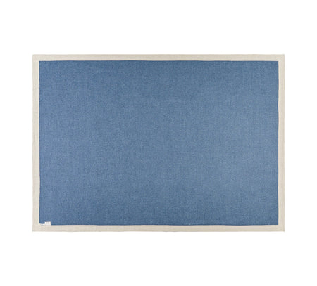 Silkeborg Uldspinderi Mendoza Throw 130x180 cm Throw 0726 Denim Blue