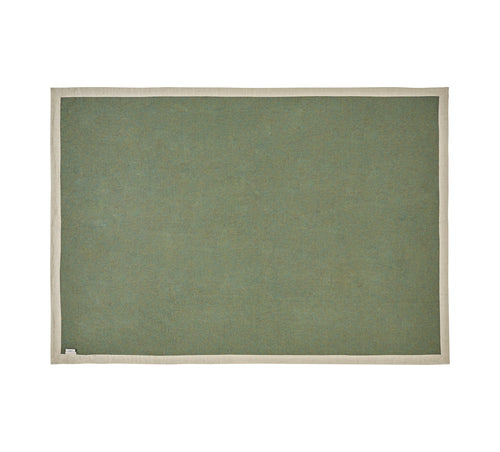 Silkeborg Uldspinderi Mendoza Throw 130x180 cm Throw 1792 Moss Green