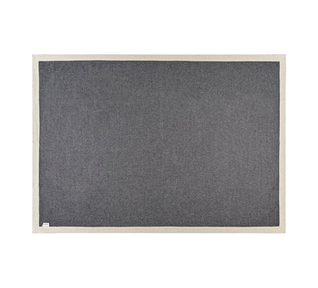 Silkeborg Uldspinderi Mendoza Throw 130x180 cm Throw 0403 Dark Grey