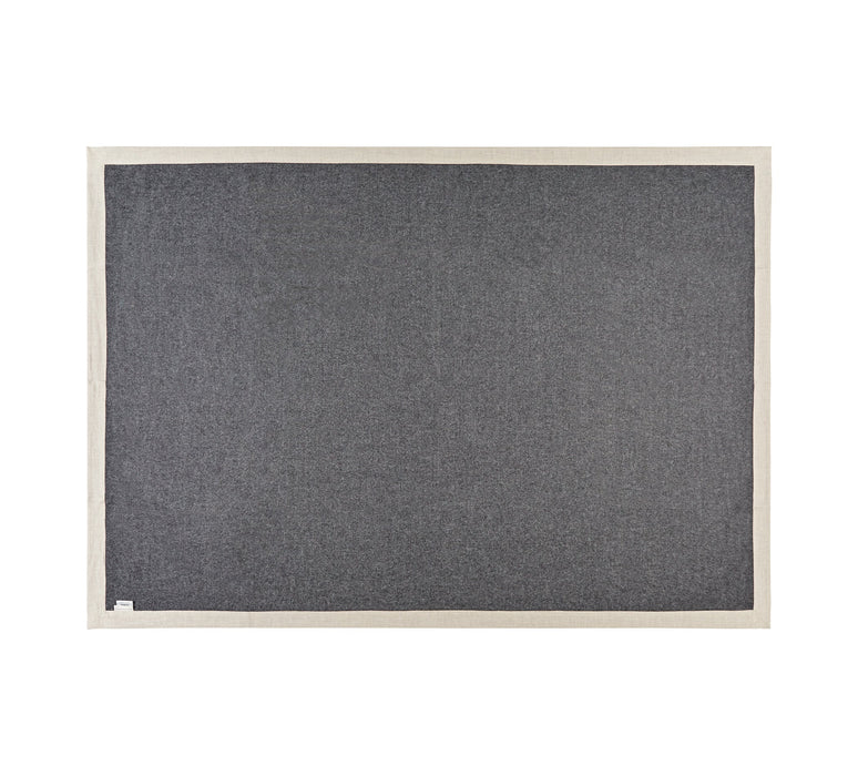 Silkeborg Uldspinderi Mendoza Throw 130x180 cm Throw 0403 Dark Grey