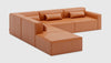 Vegan Appleskin Leather Cognac / Left Facing