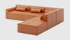 Vegan Appleskin Leather Cognac / Right Facing