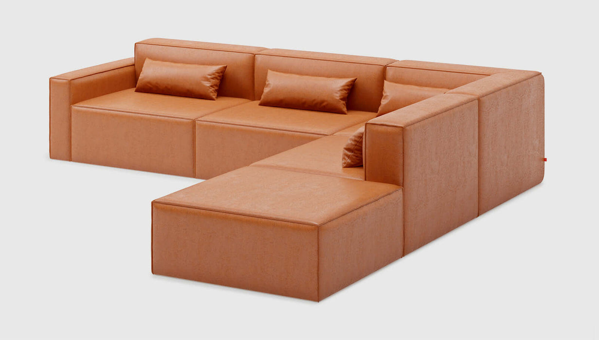 Vegan Appleskin Leather Cognac / Right Facing