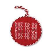 Needlepoint Ornament - Hot To Go