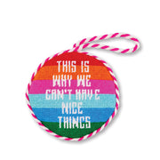 Needlepoint Ornament - Nice Things