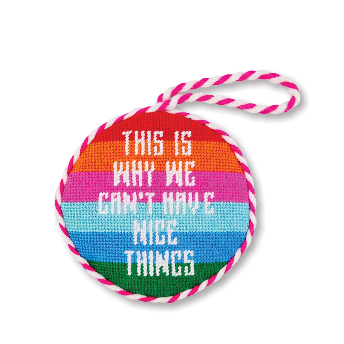 Needlepoint Ornament - Nice Things