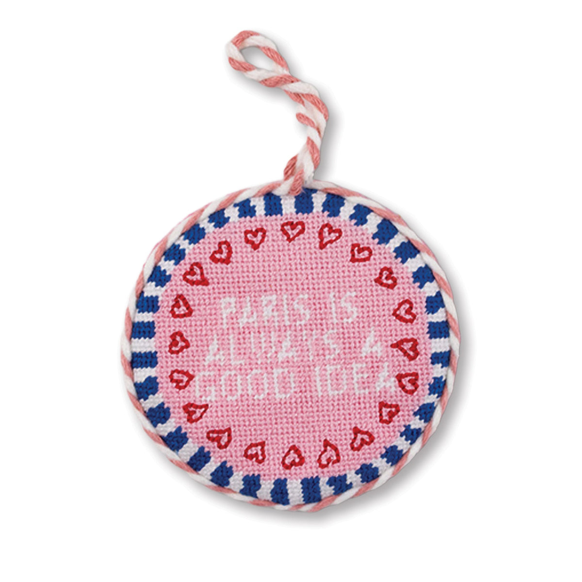 Needlepoint Ornament - Paris