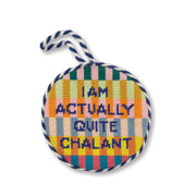 Needlepoint Ornament - Quite Chalant