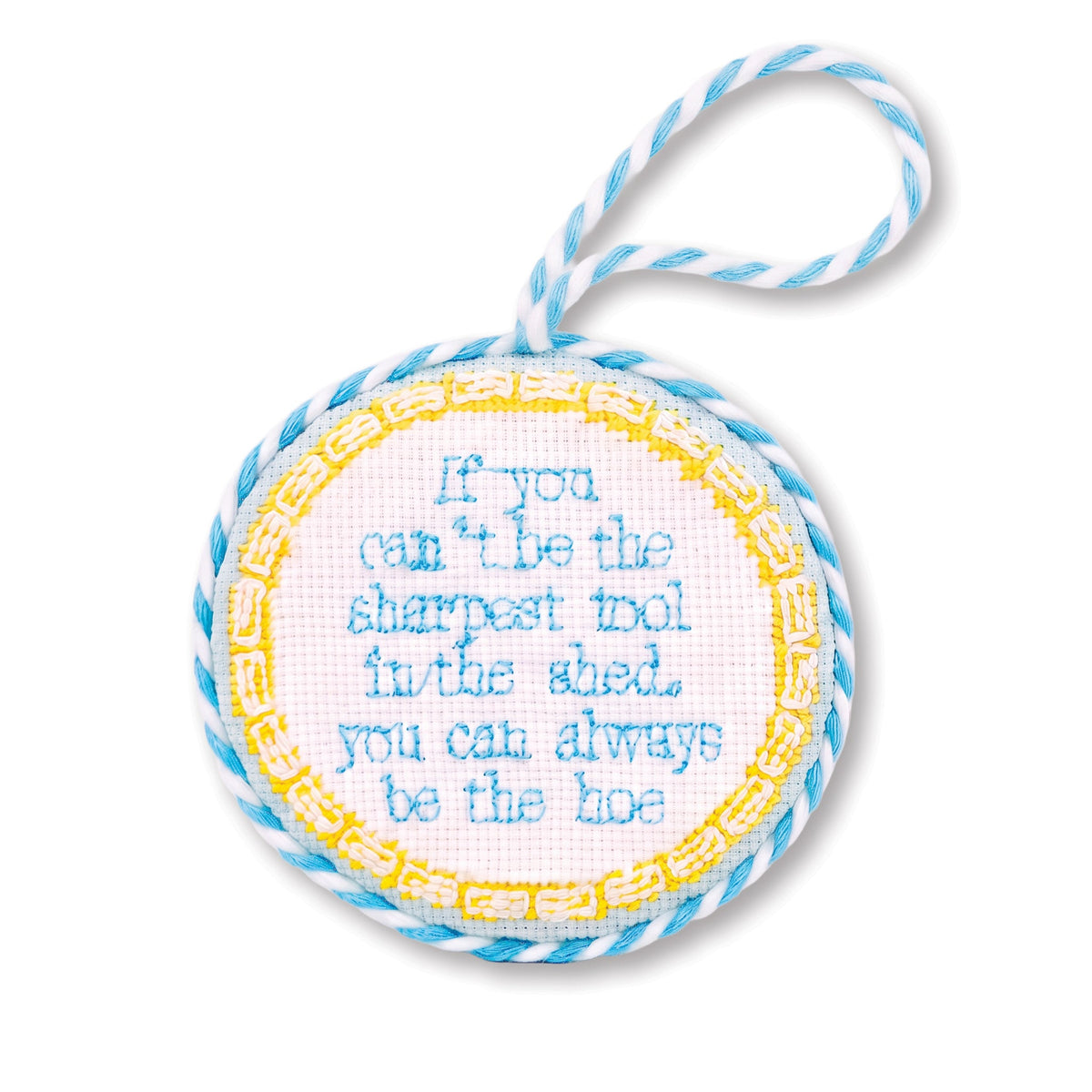 Needlepoint Ornament - Sharpest Tool