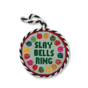 Needlepoint Ornament - Slay Bells Ring