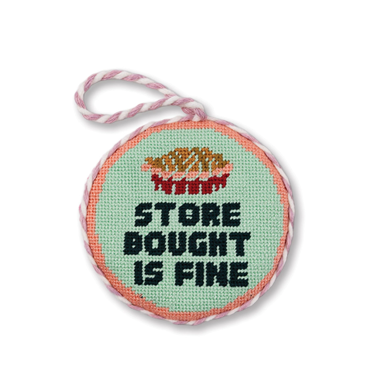 Needlepoint Ornament - Store Bought