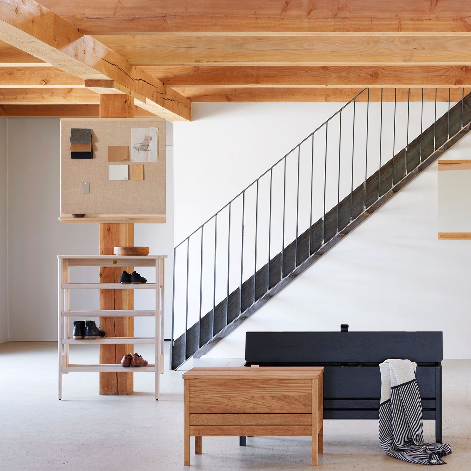 A Line Shoe Rack 72 - Oak