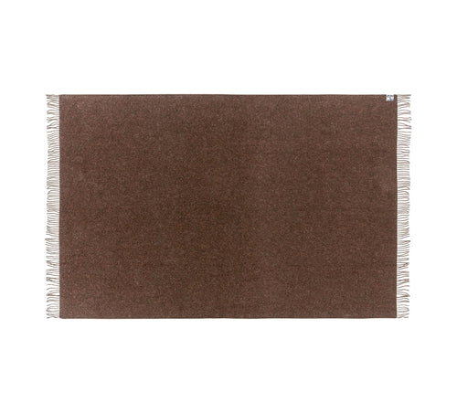 Silkeborg Uldspinderi Oxford Throw 140x240 cm Throw 0410 Dark Brown