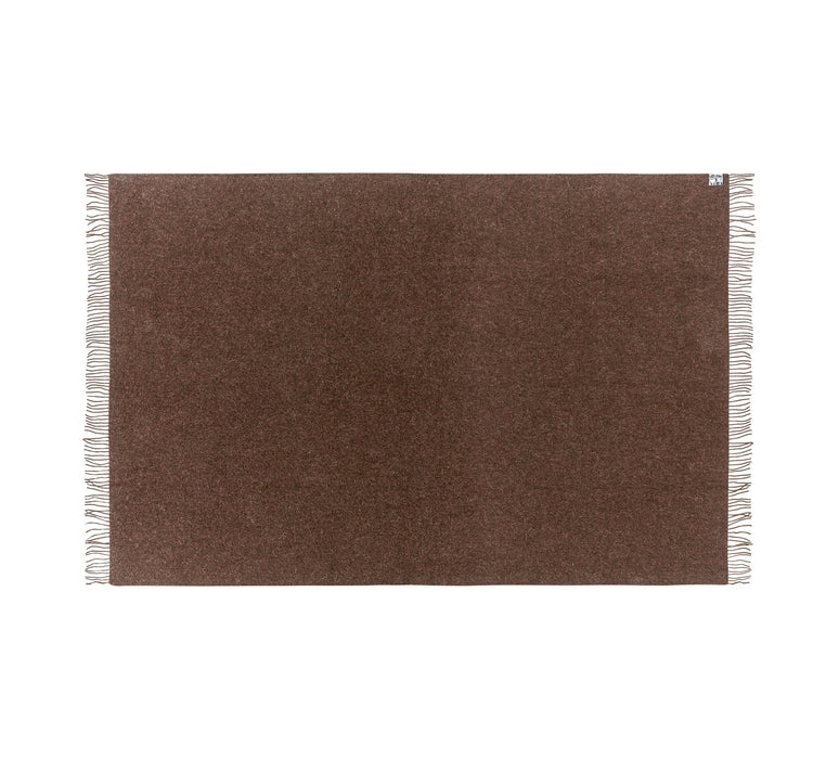 Silkeborg Uldspinderi Oxford Throw 140x240 cm Throw 0410 Dark Brown