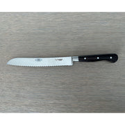 Laguiole en Aubrac Classic Forged Bread Knife With Ebony Wood Handle, 8-in