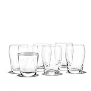 Holmegaard Perfection Tumbler, Clear, 7.8 Oz, 6 Pcs.