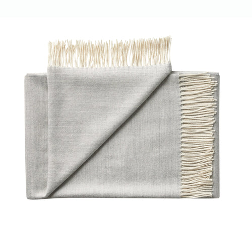 Silkeborg Uldspinderi Panama Throw 140x250 cm Throw 2546 Grey Sand