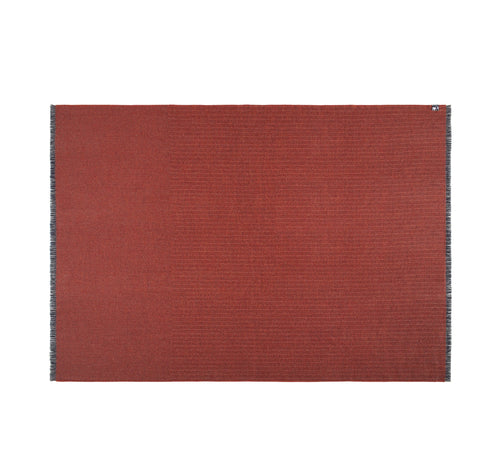 Silkeborg Uldspinderi Pine 130x200 cm Throw 1667 Blue Terracotta