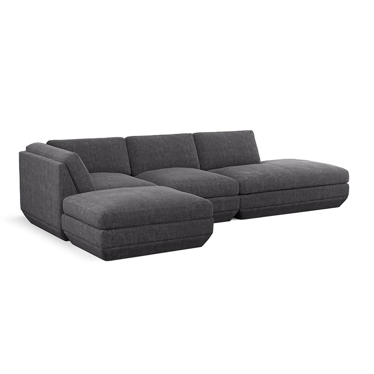 Podium Modular 4PC Lounge Sectional B