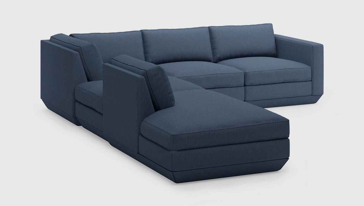 Hanson Navy / Left Facing