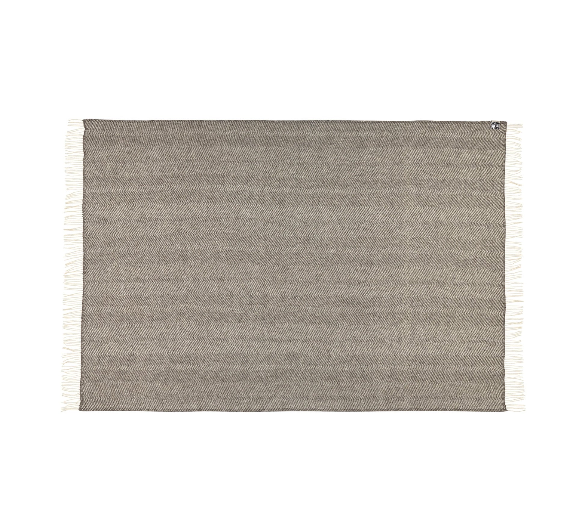 Silkeborg Uldspinderi Rømø Throw 140x240 cm Throw 0133 Dark Nordic Grey