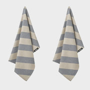 Recycled Cotton Tea Towels - 2 pack - Blue Candy