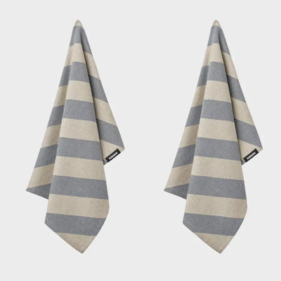 Recycled Cotton Tea Towels - 2 pack - Blue Candy