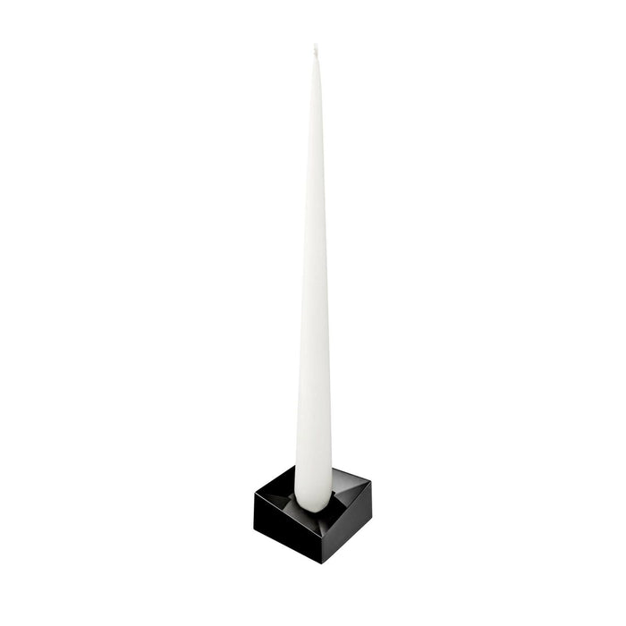 Reflect Candle Holder - Large - Black Chrome