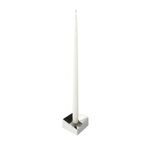 STOFF Nagel Reflect Candle Holder, Small, Chrome