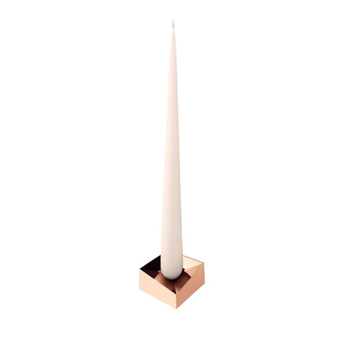 STOFF Nagel Reflect Candle Holder, Large, Rose Gold