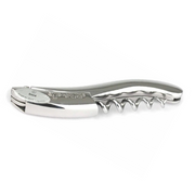 Handcrafted Sommelier Corkscrew Wine Opener with Polished Stainless Steel Handle by Laguiole en Aubrac