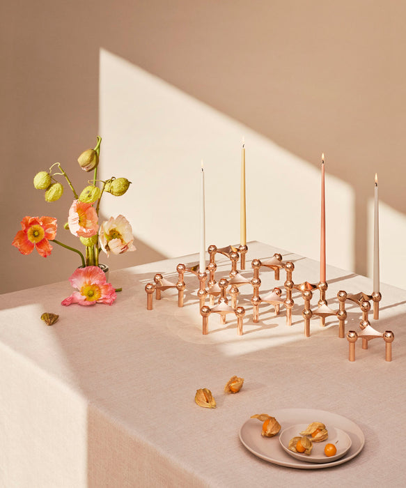 Candle Holder - Rose Gold - Set of 3
