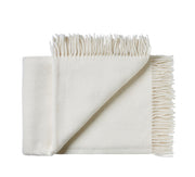 Silkeborg Uldspinderi Samsø Throw 140x240 cm Throw 0100 White