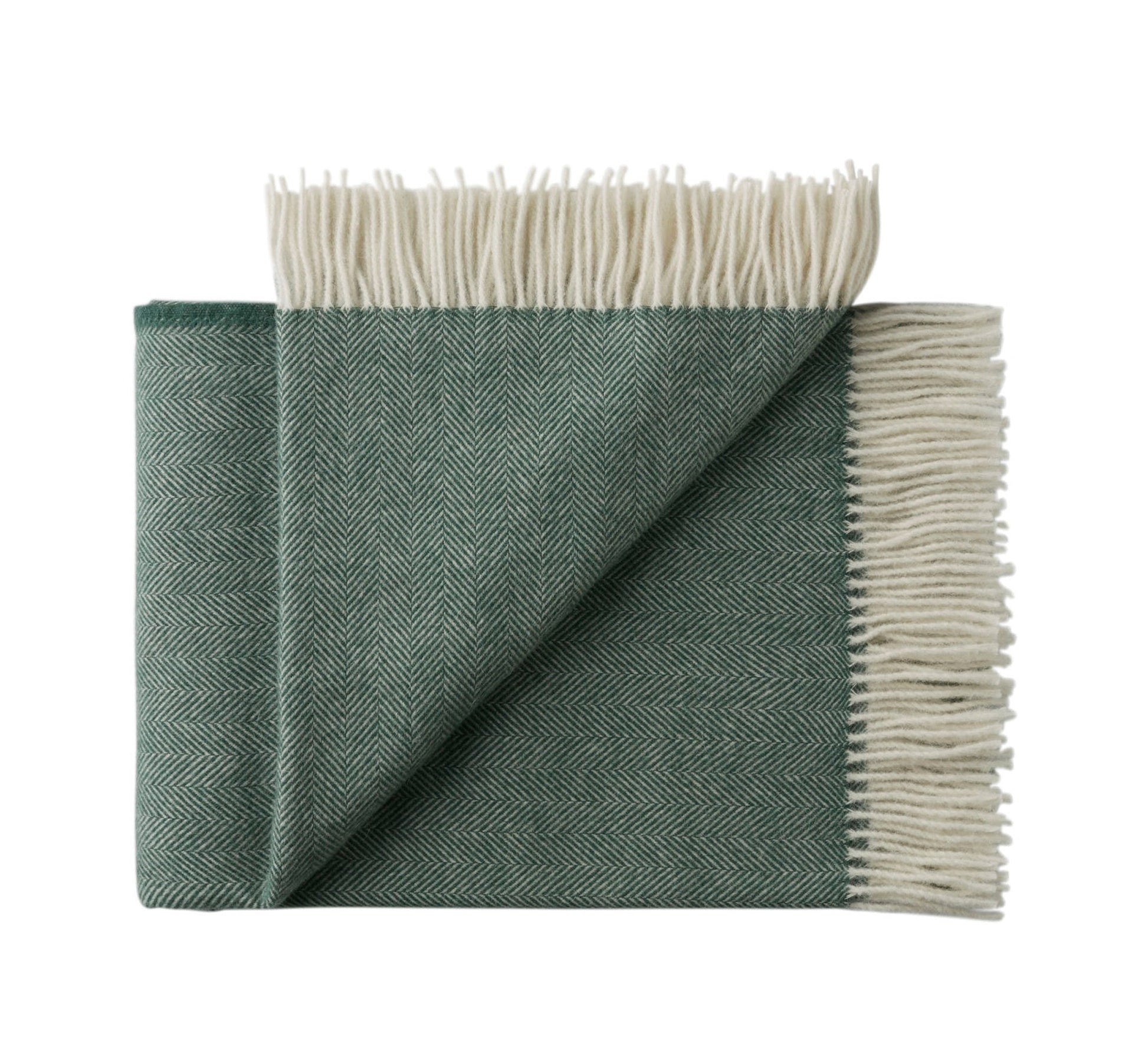 Silkeborg Uldspinderi Sevilla Throw 130x190 cm Throw 5295 Pine Green